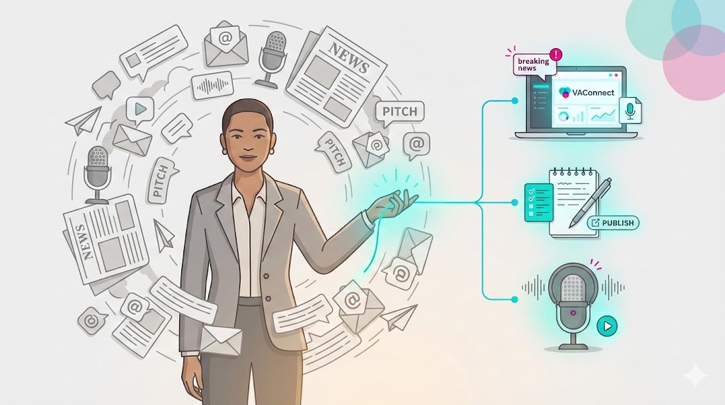 PR Outreach Overwhelm? VAConnect Supports Media Relations for Startup Visibility