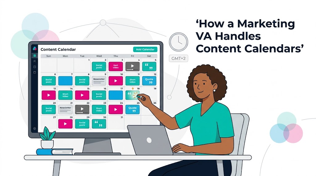 How a Marketing VA Handles Content Calendars